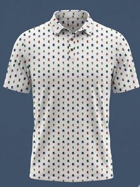 Grateful Dead x Section 119 Dancing Bears Performance Polo - 2XL